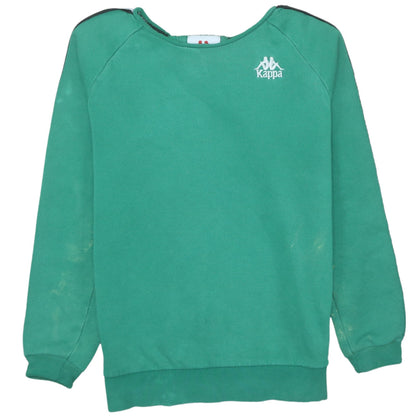 Mens UK Size S Kappa Green Pullover Sweatshirt