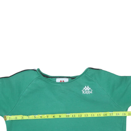 Mens UK Size S Kappa Green Pullover Sweatshirt
