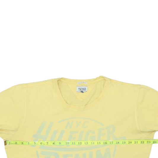 Tommy Hilfiger Men Yellow XL Graphic Print Crew Neck T-Shirt
