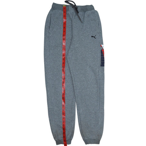 Boys UK Size 14 Years PUMA Regular Fit Jogger Grey Trousers