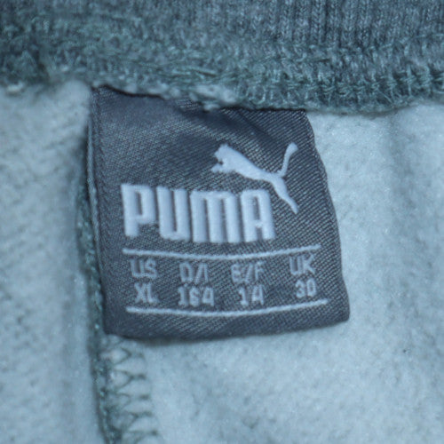 Boys UK Size 14 Years PUMA Regular Fit Jogger Grey Trousers