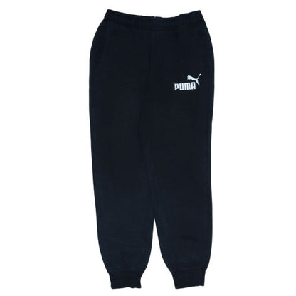 Puma Boys Black XL Jogger Sweatpants 14-15 Years Cotton Blend Elastic Waist