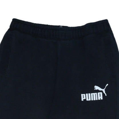 Puma Boys Black XL Jogger Sweatpants 14-15 Years Cotton Blend Elastic Waist