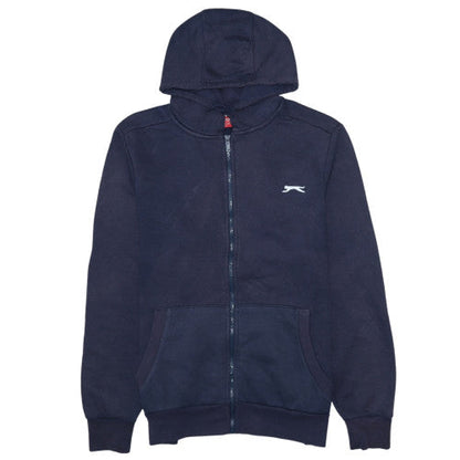 Mens UK Size M Slazenger Blue Full Zip Hoodie