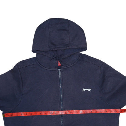 Mens UK Size M Slazenger Blue Full Zip Hoodie