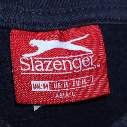 Mens UK Size M Slazenger Blue Full Zip Hoodie