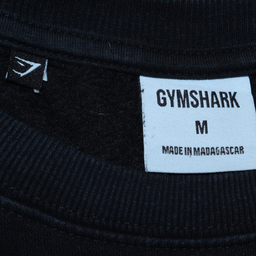 Womens UK Size M Gymshark Black Pullover Sweatshirt