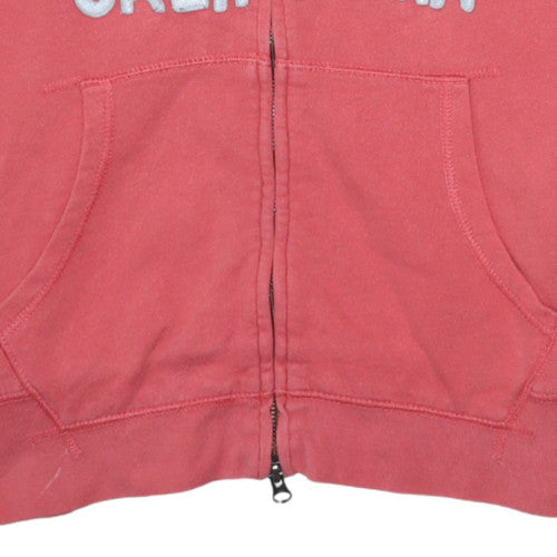 Womens UK Size S Levi's Pink Full Zip Hoodie