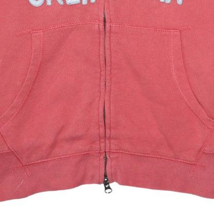 Womens UK Size S Levi's Pink Full Zip Hoodie
