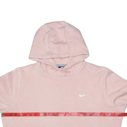 Womens UK Size L Nike Pink Pullover Hoodie