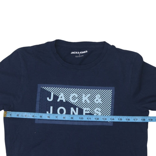 Mens UK Size S JACK & JONES Cotton Polo Shirt
