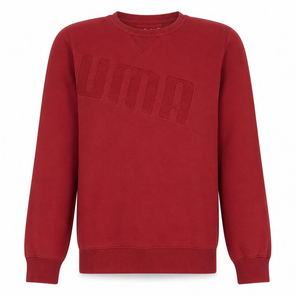 Mens UK Size M PUMA Red Pullover Sweatshirt