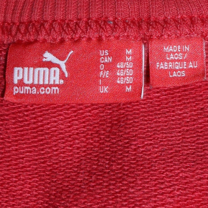 Mens UK Size M PUMA Red Pullover Sweatshirt