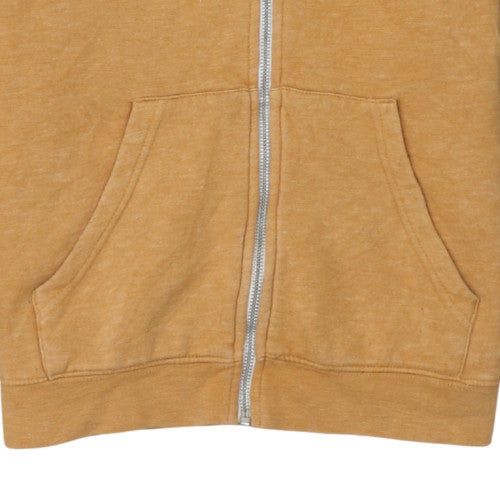 Teens UK Size M Quiksilver Brown Full Zip Hoodie