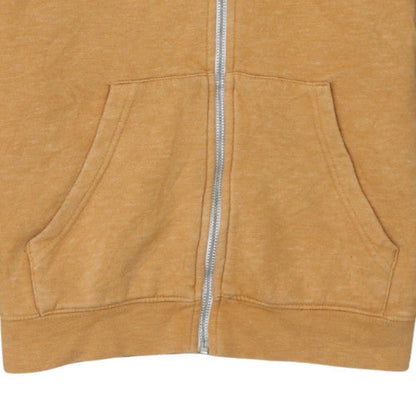 Teens UK Size M Quiksilver Brown Full Zip Hoodie
