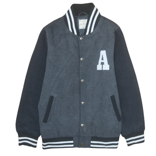 Boys UK Size 16 Years C&A Black Varsity Jacket