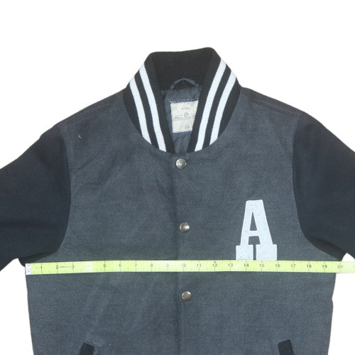 Boys UK Size 16 Years C&A Black Varsity Jacket
