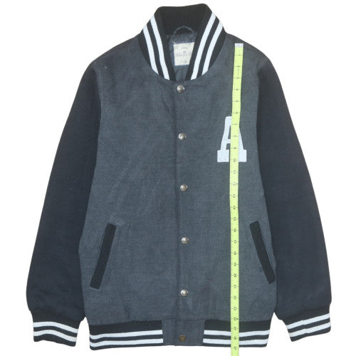Boys UK Size 16 Years C&A Black Varsity Jacket
