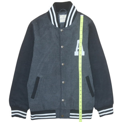 Boys UK Size 16 Years C&A Black Varsity Jacket