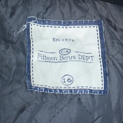 Boys UK Size 16 Years C&A Black Varsity Jacket