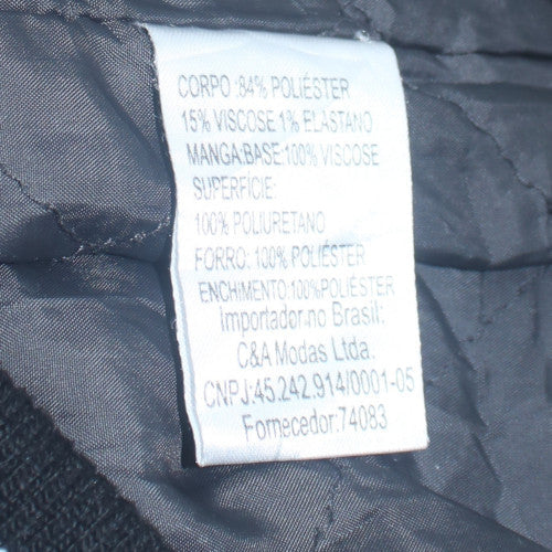Boys UK Size 16 Years C&A Black Varsity Jacket