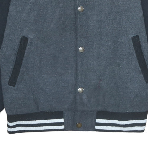 Boys UK Size 16 Years C&A Black Varsity Jacket