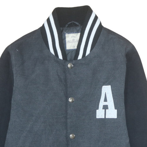 Boys UK Size 16 Years C&A Black Varsity Jacket