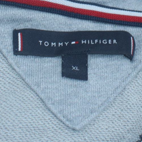 Mens UK Size XL Tommy Hilfiger Grey Full Zip Hoodie