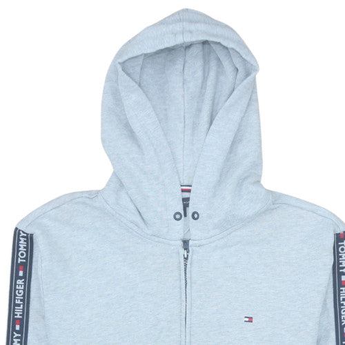 Mens UK Size XL Tommy Hilfiger Grey Full Zip Hoodie