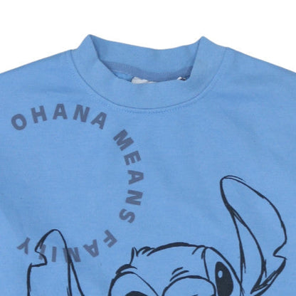 Womens UK Size S Disney Blue Pullover Sweatshirt