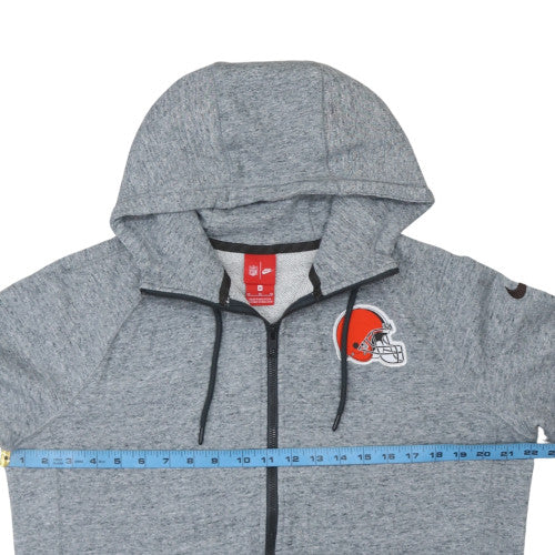 Mens UK Size M Nike Grey Full Zip Hoodie