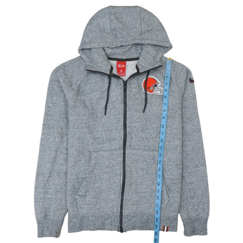 Mens UK Size M Nike Grey Full Zip Hoodie