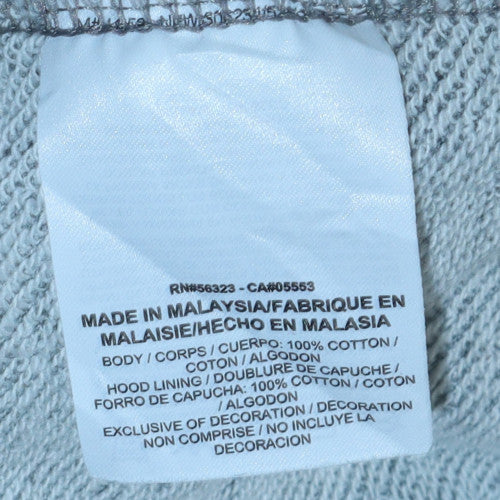 Mens UK Size M Nike Grey Full Zip Hoodie