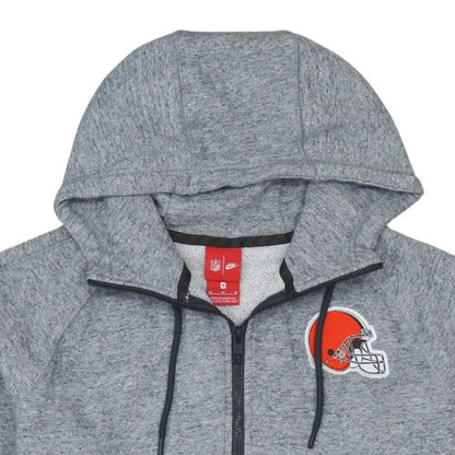 Mens UK Size M Nike Grey Full Zip Hoodie