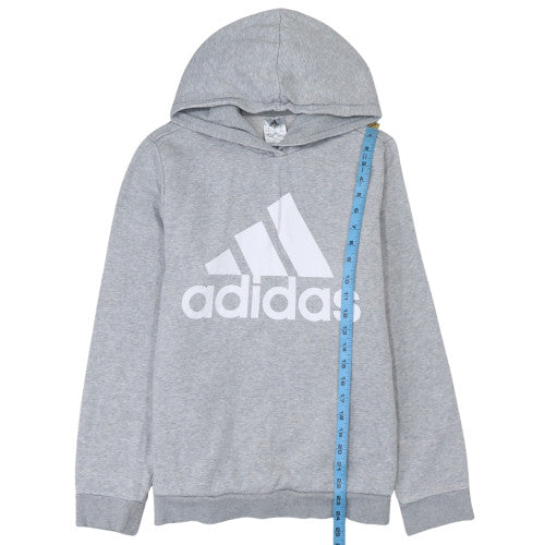 Womens UK Size 16-18 adidas Grey Pullover Hoodie