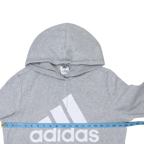 Womens UK Size 16-18 adidas Grey Pullover Hoodie