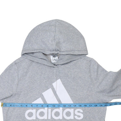 Womens UK Size 16-18 adidas Grey Pullover Hoodie