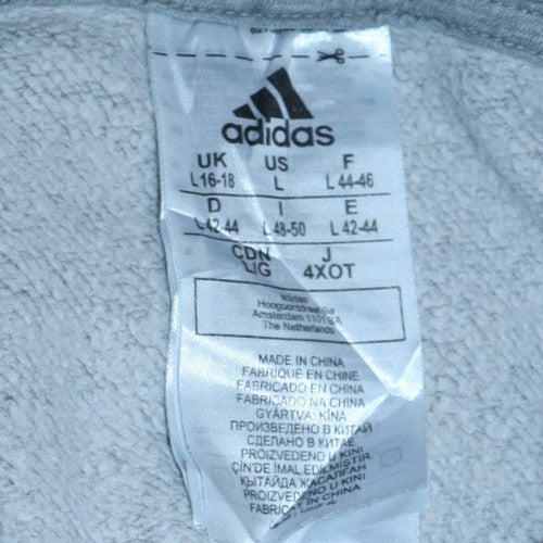 Womens UK Size 16-18 adidas Grey Pullover Hoodie