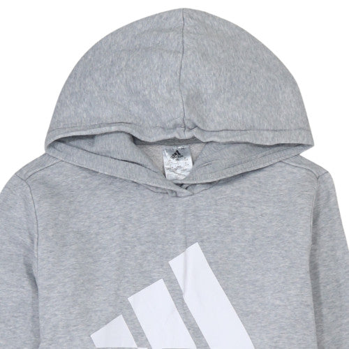 Womens UK Size 16-18 adidas Grey Pullover Hoodie