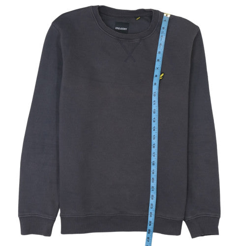 Mens UK Size L Lyle & Scott Black Pullover Sweatshirt