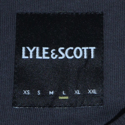 Mens UK Size L Lyle & Scott Black Pullover Sweatshirt