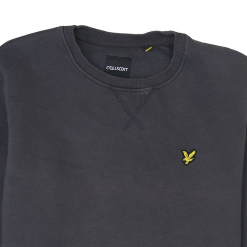 Mens UK Size L Lyle & Scott Black Pullover Sweatshirt