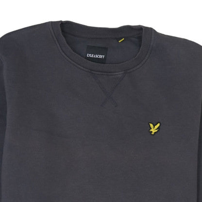 Mens UK Size L Lyle & Scott Black Pullover Sweatshirt
