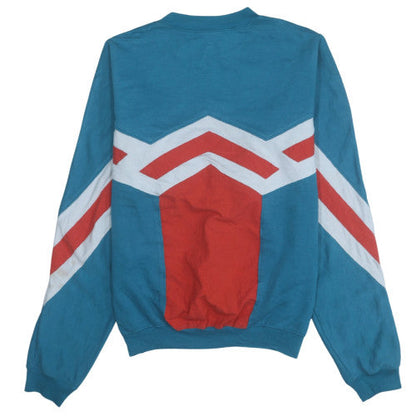 Womens UK Size M adidas Blue Pullover Sweatshirt