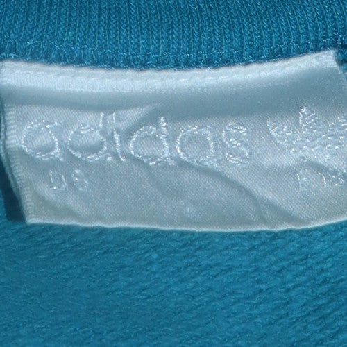 Womens UK Size M adidas Blue Pullover Sweatshirt