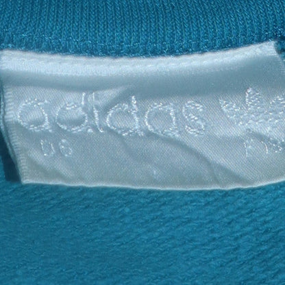 Womens UK Size M adidas Blue Pullover Sweatshirt