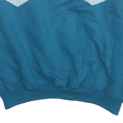 Womens UK Size M adidas Blue Pullover Sweatshirt
