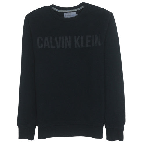Mens UK Size L Calvin Klein Black Pullover Sweatshirt