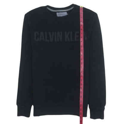 Mens UK Size L Calvin Klein Black Pullover Sweatshirt