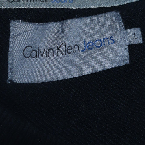 Mens UK Size L Calvin Klein Black Pullover Sweatshirt